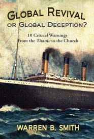 Booklet cover with picture of Titanic in rough seas.