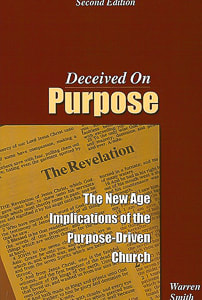 Scriptures from the Book of Revelation on cover of Warren B. Smith's book, Deceived On Purpose